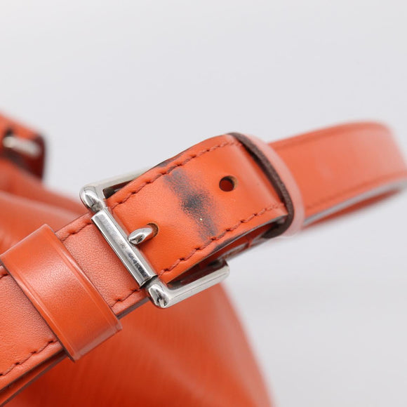 LOUIS VUITTON Epi Petit Noe Shoulder Bag Orange Pimon LV Auth 213161A