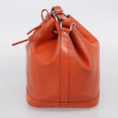 LOUIS VUITTON Epi Petit Noe Shoulder Bag Orange Pimon LV Auth 213161A-5
