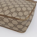 GUCCI GG Supreme Shoulder Bag PVC Beige Auth 213165-13
