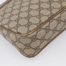 GUCCI GG Supreme Shoulder Bag PVC Beige Auth 213165-14