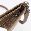 GUCCI GG Supreme Shoulder Bag PVC Beige Auth 213165-18