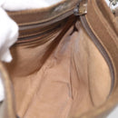 GUCCI GG Supreme Shoulder Bag PVC Beige Auth 213165-21