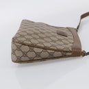 GUCCI GG Supreme Shoulder Bag PVC Beige Auth 213165-5