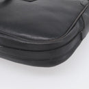 GUCCI Micro GG Supreme Web Sherry Line Bag Leather Black 001 41 4425 Auth 213166-13
