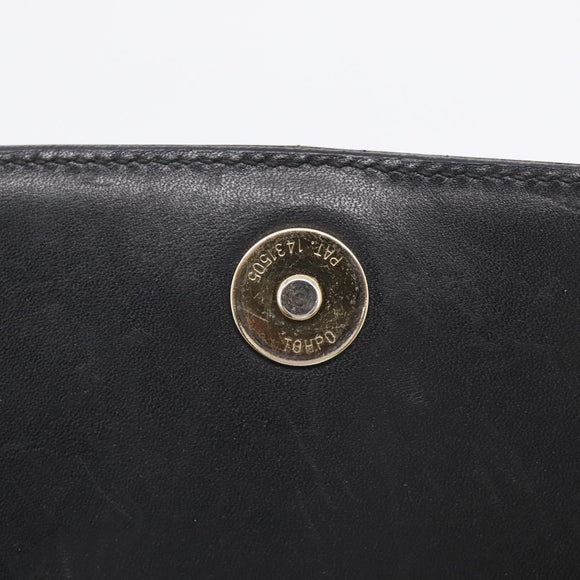 GUCCI Micro GG Supreme Web Sherry Line Bag Leather Black 001 41 4425 Auth 213166