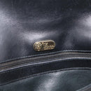 GUCCI Micro GG Supreme Web Sherry Line Bag Leather Black 001 41 4425 Auth 213166-20