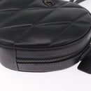 Coach Shoulder Bag Leather Black Auth 213167A-13