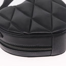 Coach Shoulder Bag Leather Black Auth 213167A-14