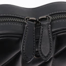 Coach Shoulder Bag Leather Black Auth 213167A-17