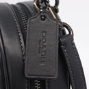 Coach Shoulder Bag Leather Black Auth 213167A-18