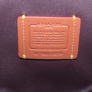 Coach Shoulder Bag Leather Black Auth 213167A-20