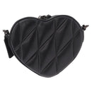 Coach Shoulder Bag Leather Black Auth 213167A-3