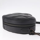 Coach Shoulder Bag Leather Black Auth 213167A-4