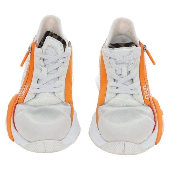 FENDI Flow Sneakers Mesh 9 White Auth 213171M