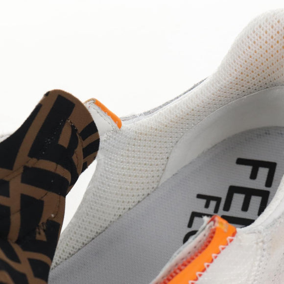 FENDI Flow Sneakers Mesh 9 White Auth 213171M