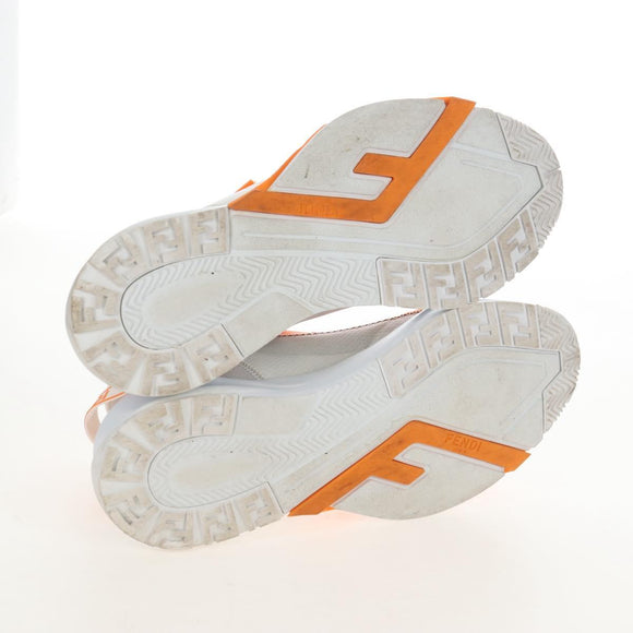 FENDI Flow Sneakers Mesh 9 White Auth 213171M