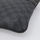 LOUIS VUITTON Damier Graphite Tomas Shoulder Bag N58028 LV Auth 213175V-10