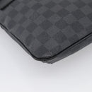 LOUIS VUITTON Damier Graphite Tomas Shoulder Bag N58028 LV Auth 213175V-13