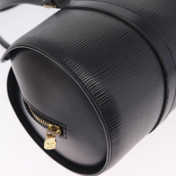 LOUIS VUITTON Epi Soufflot Hand Bag Black M52222 LV Auth 213176A