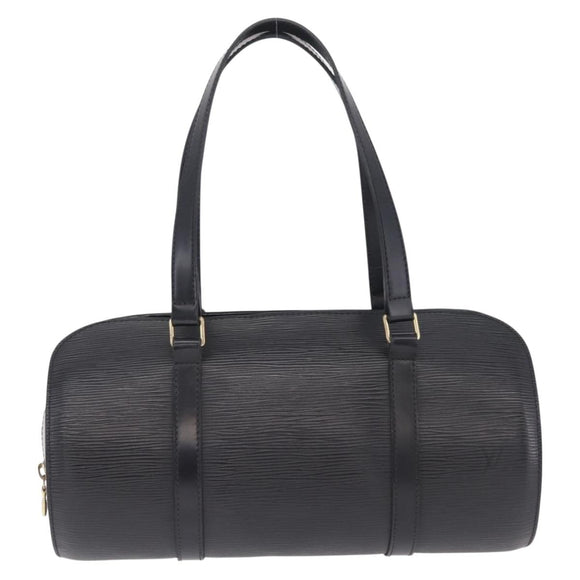 LOUIS VUITTON Epi Soufflot Hand Bag Black M52222 LV Auth 213176A