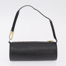LOUIS VUITTON Epi Soufflot Hand Bag Black M52222 LV Auth 213176A-22