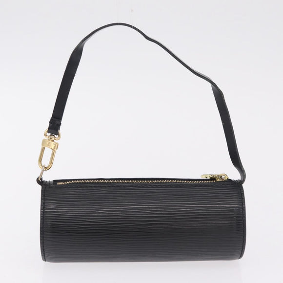 LOUIS VUITTON Epi Soufflot Hand Bag Black M52222 LV Auth 213176A
