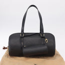 LOUIS VUITTON Epi Soufflot Hand Bag Black M52222 LV Auth 213176A-25