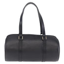LOUIS VUITTON Epi Soufflot Hand Bag Black M52222 LV Auth 213176A-3