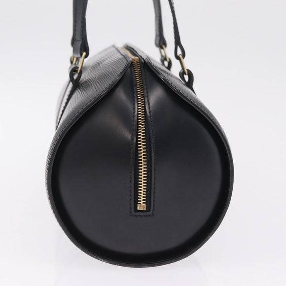 LOUIS VUITTON Epi Soufflot Hand Bag Black M52222 LV Auth 213176A
