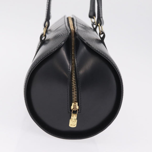 LOUIS VUITTON Epi Soufflot Hand Bag Black M52222 LV Auth 213176A