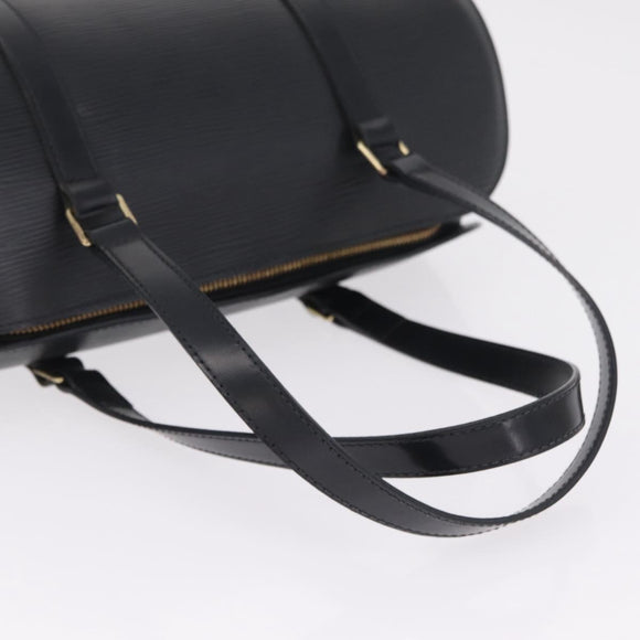 LOUIS VUITTON Epi Soufflot Hand Bag Black M52222 LV Auth 213176A