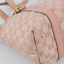 GUCCI GG Crystal Tote Bag Coated Canvas Pink Gold 141470 Auth 213177V-11