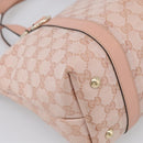GUCCI GG Crystal Tote Bag Coated Canvas Pink Gold 141470 Auth 213177V-13