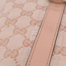 GUCCI GG Crystal Tote Bag Coated Canvas Pink Gold 141470 Auth 213177V-14