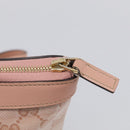 GUCCI GG Crystal Tote Bag Coated Canvas Pink Gold 141470 Auth 213177V-18