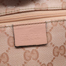 GUCCI GG Crystal Tote Bag Coated Canvas Pink Gold 141470 Auth 213177V-19
