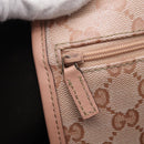 GUCCI GG Crystal Tote Bag Coated Canvas Pink Gold 141470 Auth 213177V-23