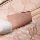 GUCCI GG Crystal Tote Bag Coated Canvas Pink Gold 141470 Auth 213177V-25