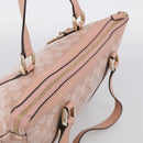 GUCCI GG Crystal Tote Bag Coated Canvas Pink Gold 141470 Auth 213177V-6