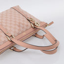 GUCCI GG Crystal Tote Bag Coated Canvas Pink Gold 141470 Auth 213177V-7