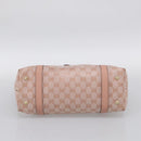 GUCCI GG Crystal Tote Bag Coated Canvas Pink Gold 141470 Auth 213177V-9