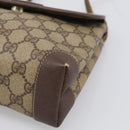 GUCCI GG Supreme Shoulder Bag PVC Beige Gold 007 123 0087 Auth 213180-10