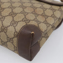 GUCCI GG Supreme Shoulder Bag PVC Beige Gold 007 123 0087 Auth 213180-12