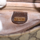 GUCCI GG Supreme Shoulder Bag PVC Beige Gold 007 123 0087 Auth 213180-15