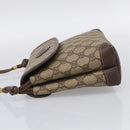 GUCCI GG Supreme Shoulder Bag PVC Beige Gold 007 123 0087 Auth 213180-4