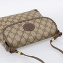 GUCCI GG Supreme Shoulder Bag PVC Beige Gold 007 123 0087 Auth 213180-6