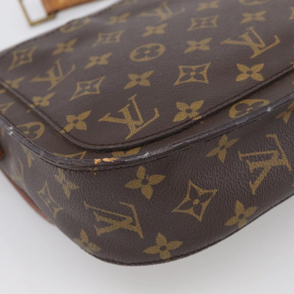 LOUIS VUITTON Monogram Saint Cloud GM Shoulder Bag M51242 LV Auth 213182
