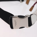 Coach Disney Mickey Mouse Waist Bag Leather White Silver Auth 213184A-10