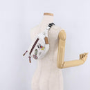 Coach Disney Mickey Mouse Waist Bag Leather White Silver Auth 213184A-28