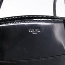 CELINE Tote Bag Patent leather Black Gold Auth 213185-17